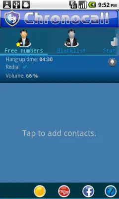 Chronocall android App screenshot 2